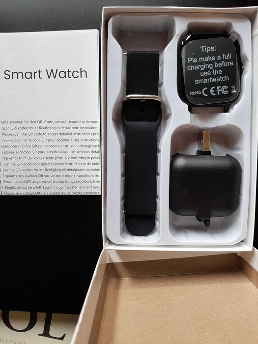 Smartwatch Ecran Mare HD, Apeluri, Sport & Notificări – iPhone/Android