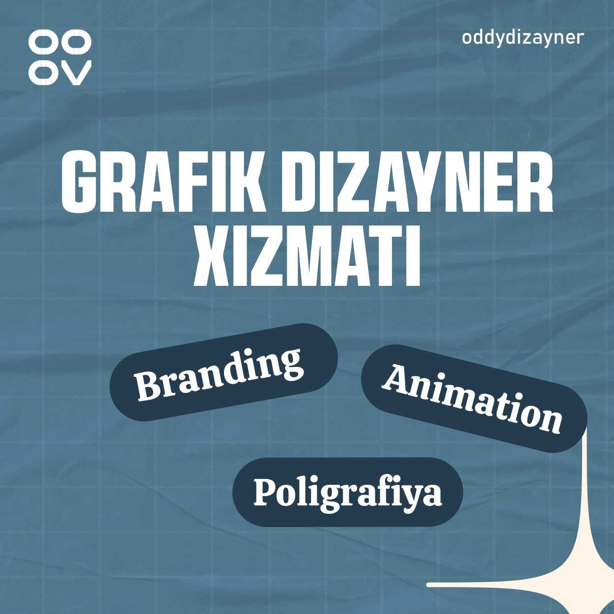 Grafik dizayner xizmati  I  Услуги графического дизайнера