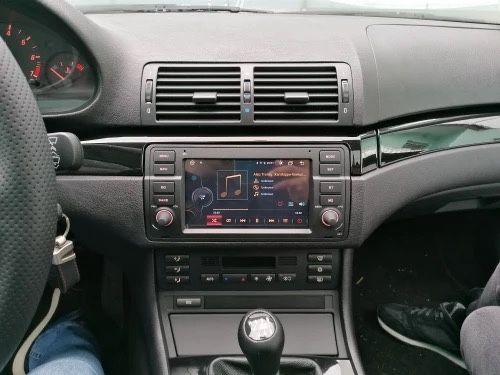 Navigatie GPS Android Dedicata BMW E46 - Android 15 1-12GB Ram CarPlay