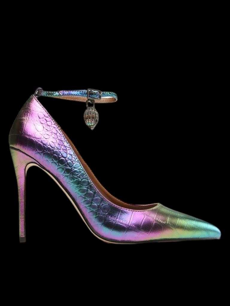 Многоцветни обувки на тънък висок ток, 37, Kurt Geiger