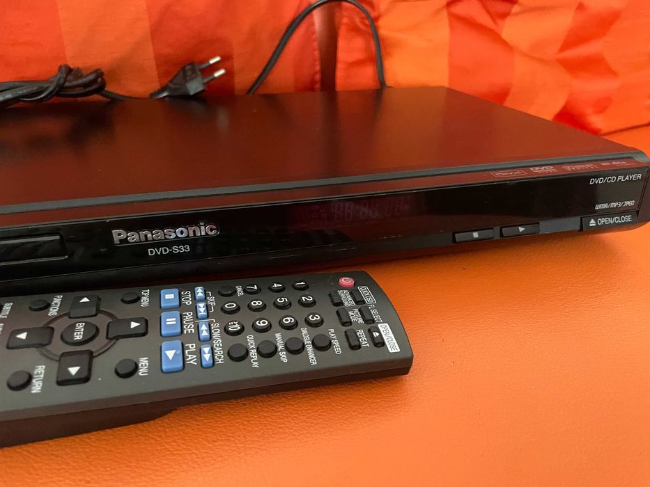 DVD/CD player Panasonic S33 telecomanda vintage NU Sony JVC