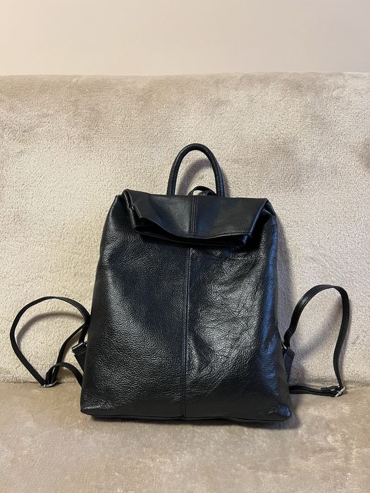 Раница от естествена телешка кожа