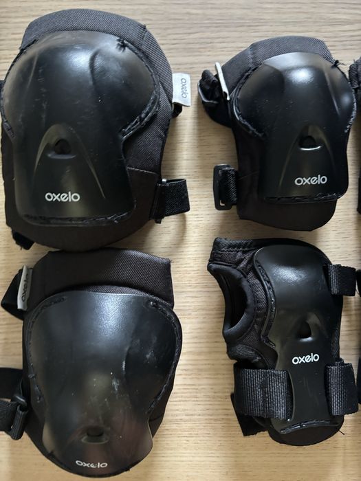Set 3 perechi protecţii Play Negru Copii