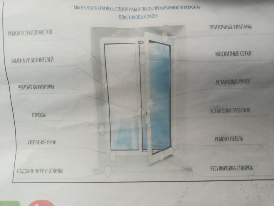 Ремонт окон. Замена замков, ''фурнитура  "', утеплитель, стеклопакеты