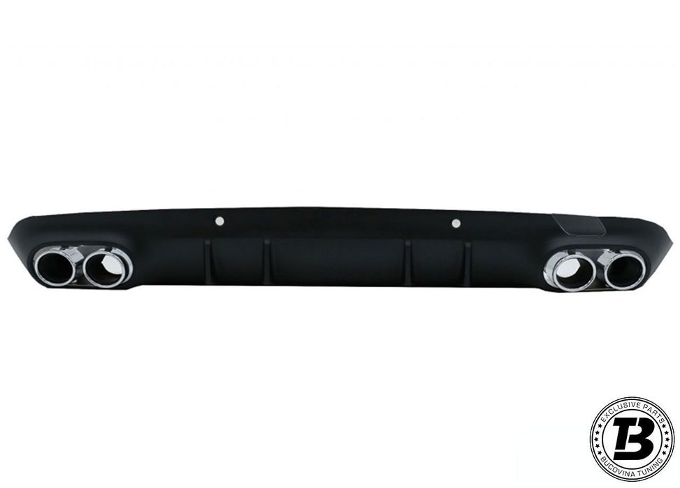 Difuzor Bara Spate cu Ornamente compatibil cu Mercedes CLS C257 CLS53 Design