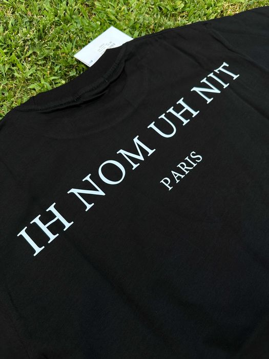 Tricou IH NOM UH NIT / Negru / Alb