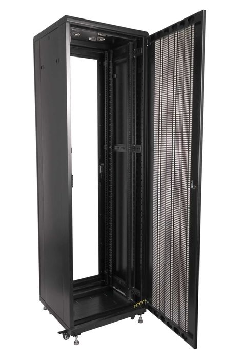 Шкаф напольный Pixietech 42U 600/1000/2000 мм, перфорированная дверь