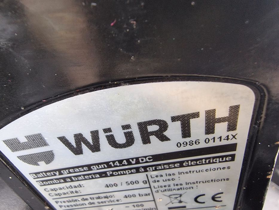 Pistol /Pompă electrică de  gresare pe baterii WURTH Professional