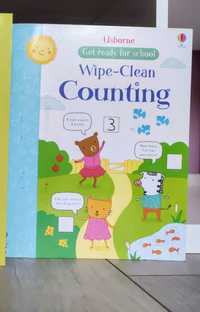 Carte Whipe-clean, Usborne, impecabila, Counting, scrisa o data