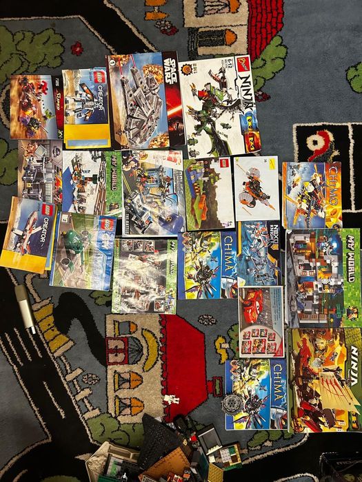 Большой набор оригинального LEGO — 25+ кг! Ninjago, Star Wars, Minecra