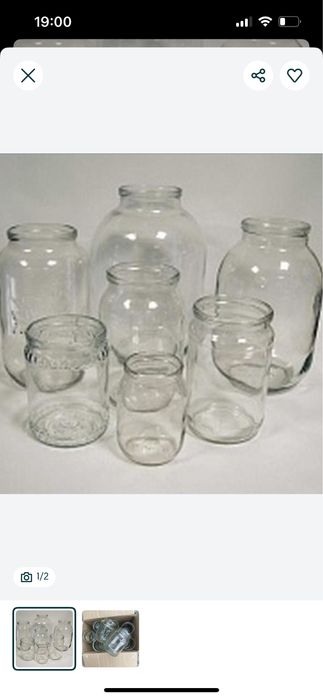 Банки стеклянные разные