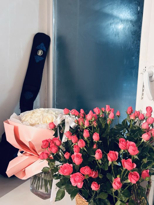 2 букет цветы . Свежый гарантия