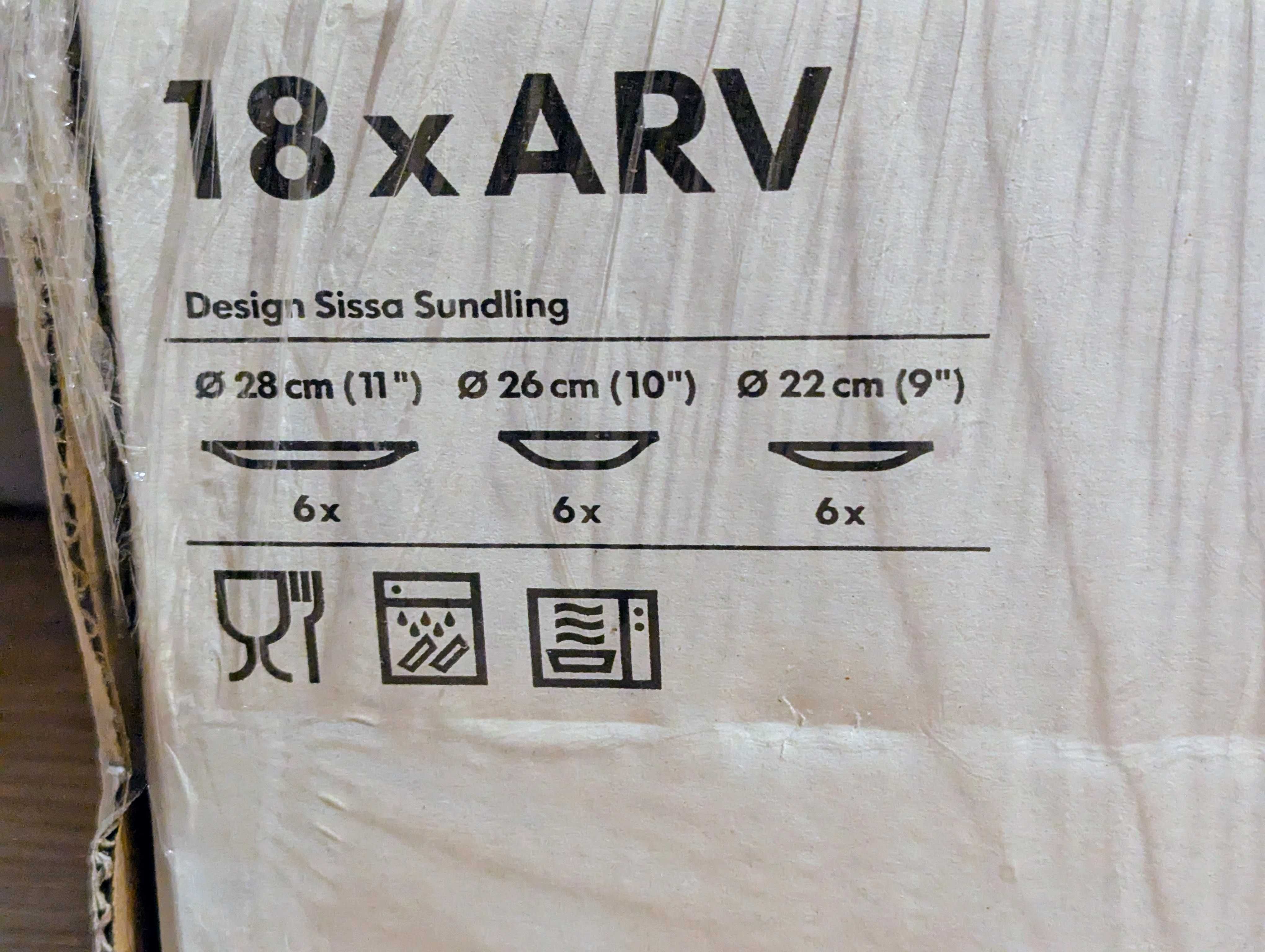 Set farfurii 18 piese IKEA