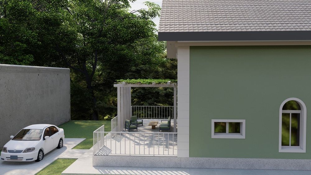 Casa noua parter și mansarda
