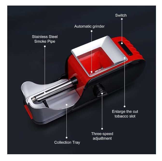 Aparat de facut tigari injectat tutun electric GERUi 12-002 v.Original