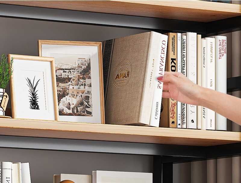Стеллаж металлический напольный лофт этажерка полка для книг Loft