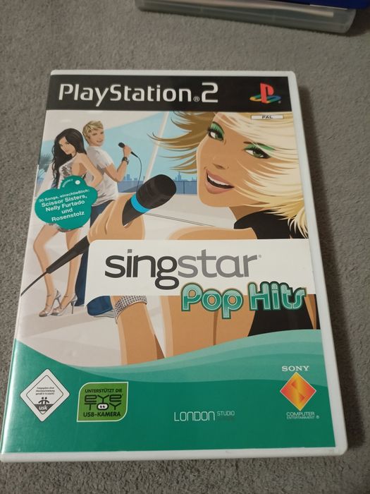 Jocuri Karaoke Singstar si Singstar Pop Hits pt PS 2, în germana