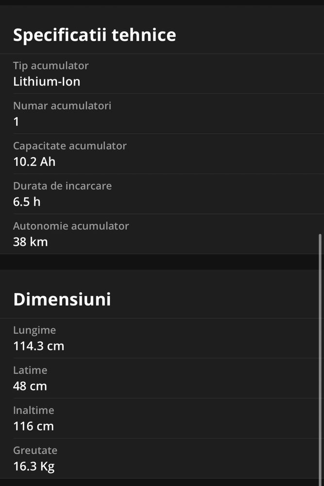 Trotineta Ninebot D38E in garantie