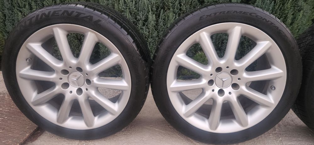 Гуми джанти Мерцедес SL спорт пакет  285 35 18  - 255 40 18