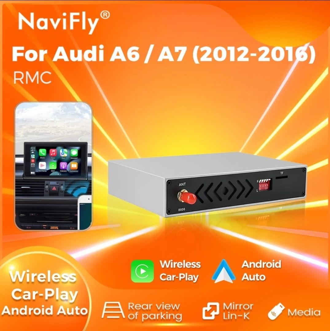 Carplay audi A6, A7, Q3, 2012-2016