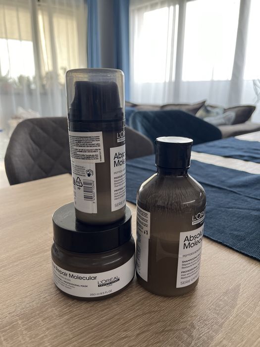 Loreal Absolut repair molecular - шампоан, маска и термозащитен балсам