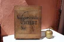 Cutie lemn, piesa colectie WW2 Germania s.F.H.02 Vorralsteile