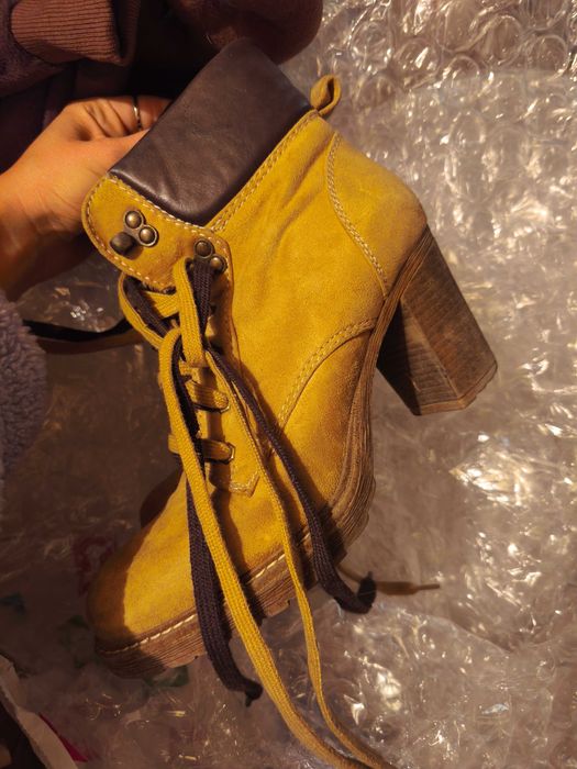 Боти с ток тип Timberland