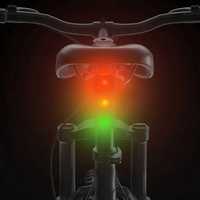 Задна светлина за велосипед, Стоп за колело, трицветен фенер светофар