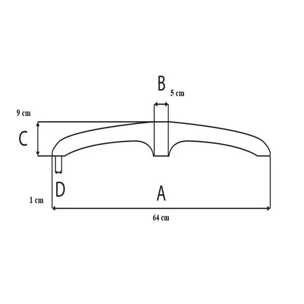 Set placuta balans, baza, rolă universală si cilindru piston, scaune
