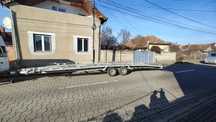 Platforma auto dubla cu doua axe de 9 m lungime