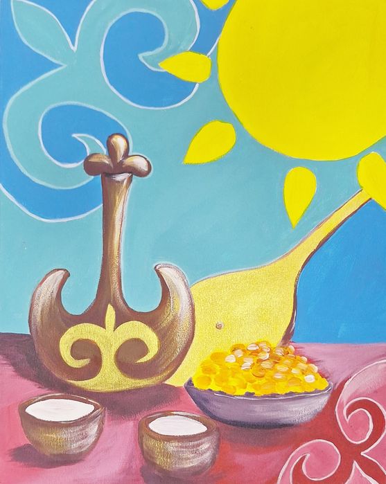 Картина натюрморт "Наурыз"