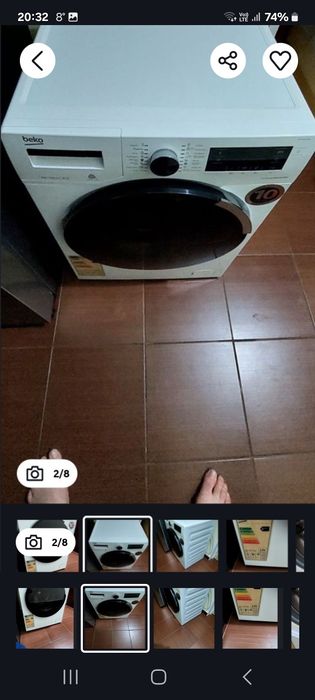 Mașină de spălat rufe beko 8kg