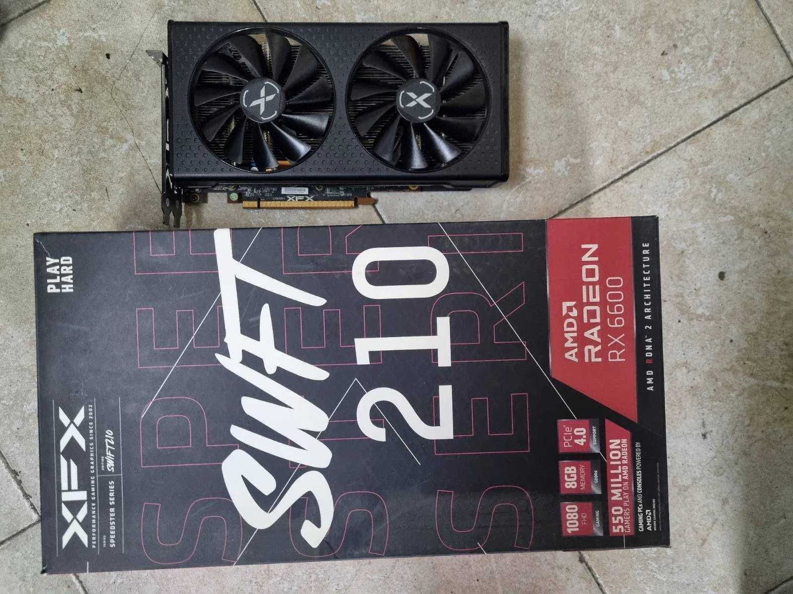 AMD Radeon XFX Swift 210 6600 8GB DDR6 Гаранция 3 месеца