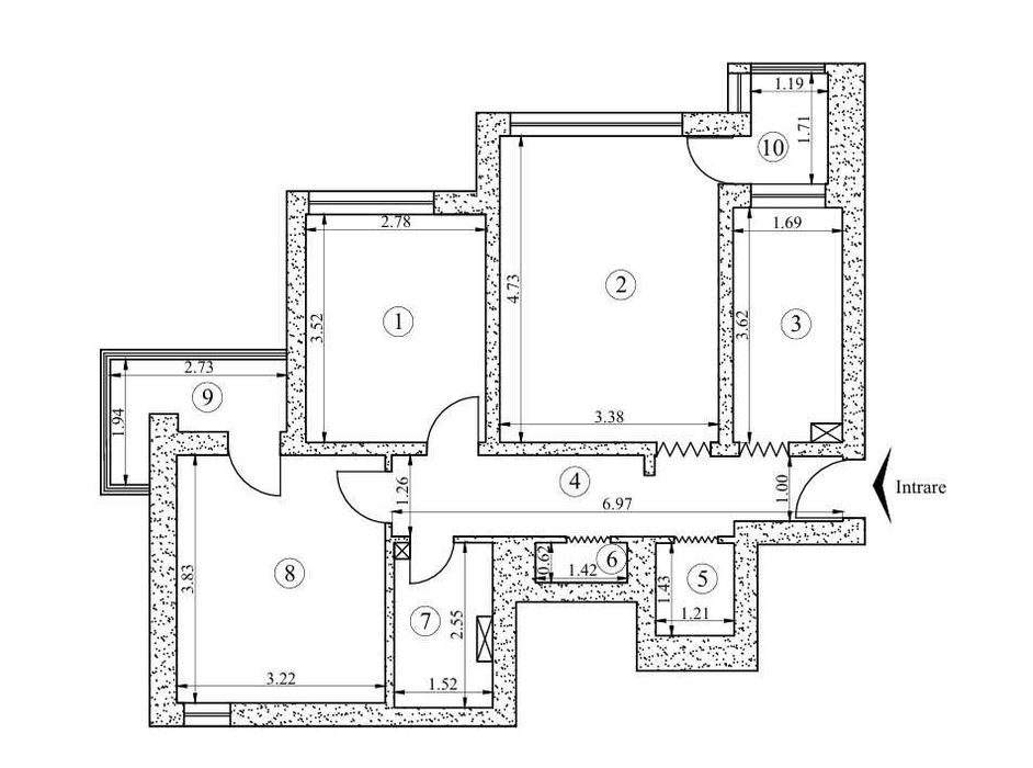 Apartament 3 camere Bulevardul Socola