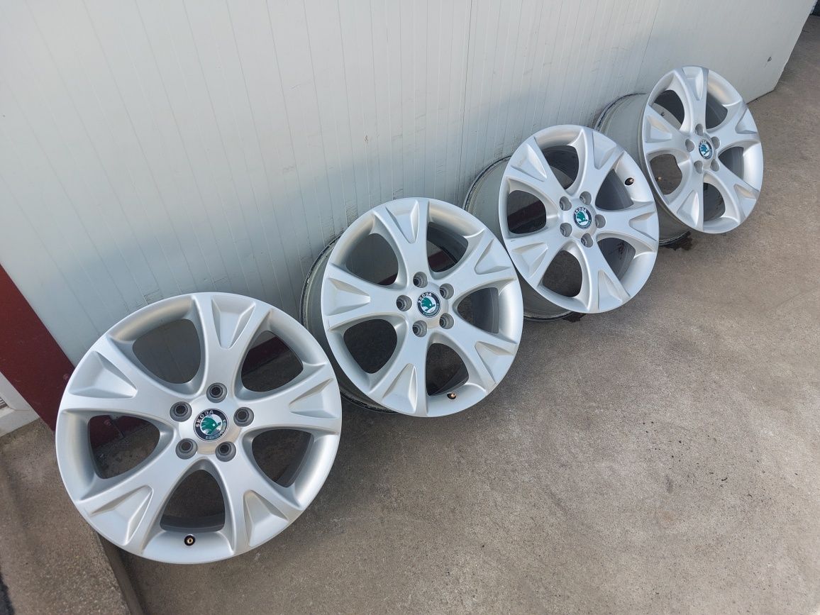 Jante aluminiu originale r17 / Skoda Vw Audi Seat / 5x112 / ET 54