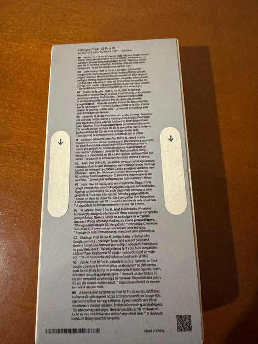 Google Pixel 10 Pro XL – 1TB – Nou, Sigilat