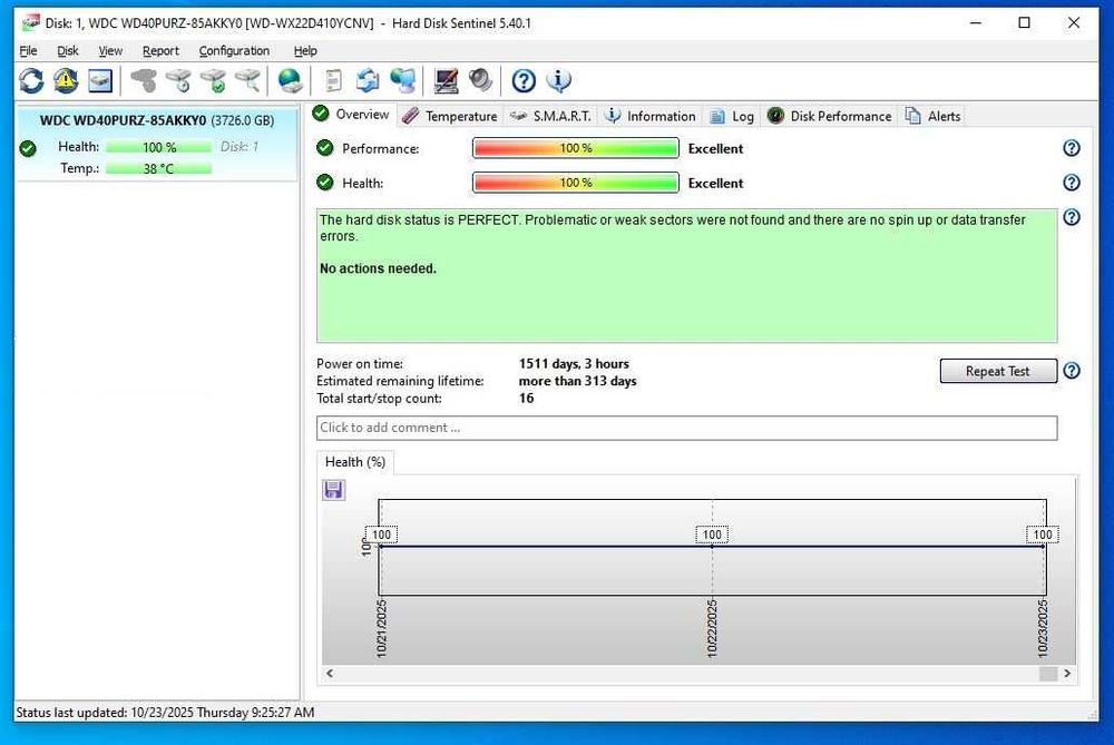 Western Digital Purple 4TB 5400rpm 64MB SATA3 (WD40PURZ) SUPRAVEGHERE