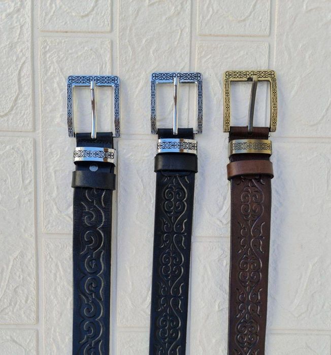 Ремень-100%кожа, ручной работа сделана в Казакстане