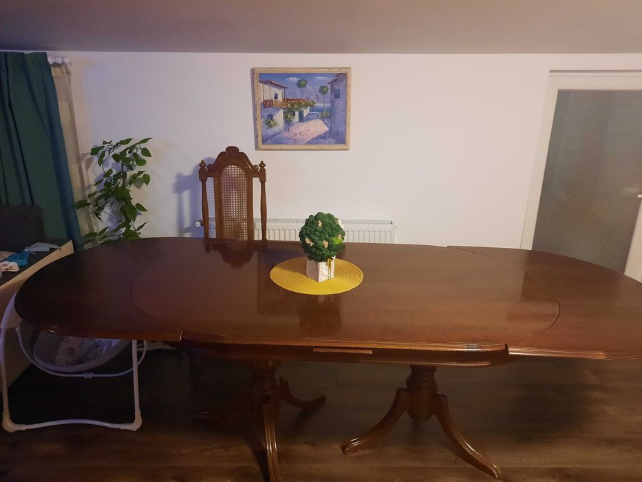 masa extensibila cu sase scaune