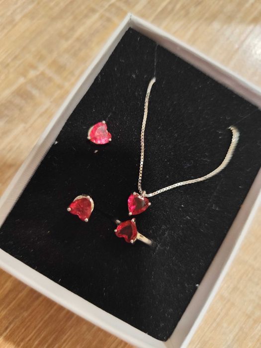 сребърен комплект