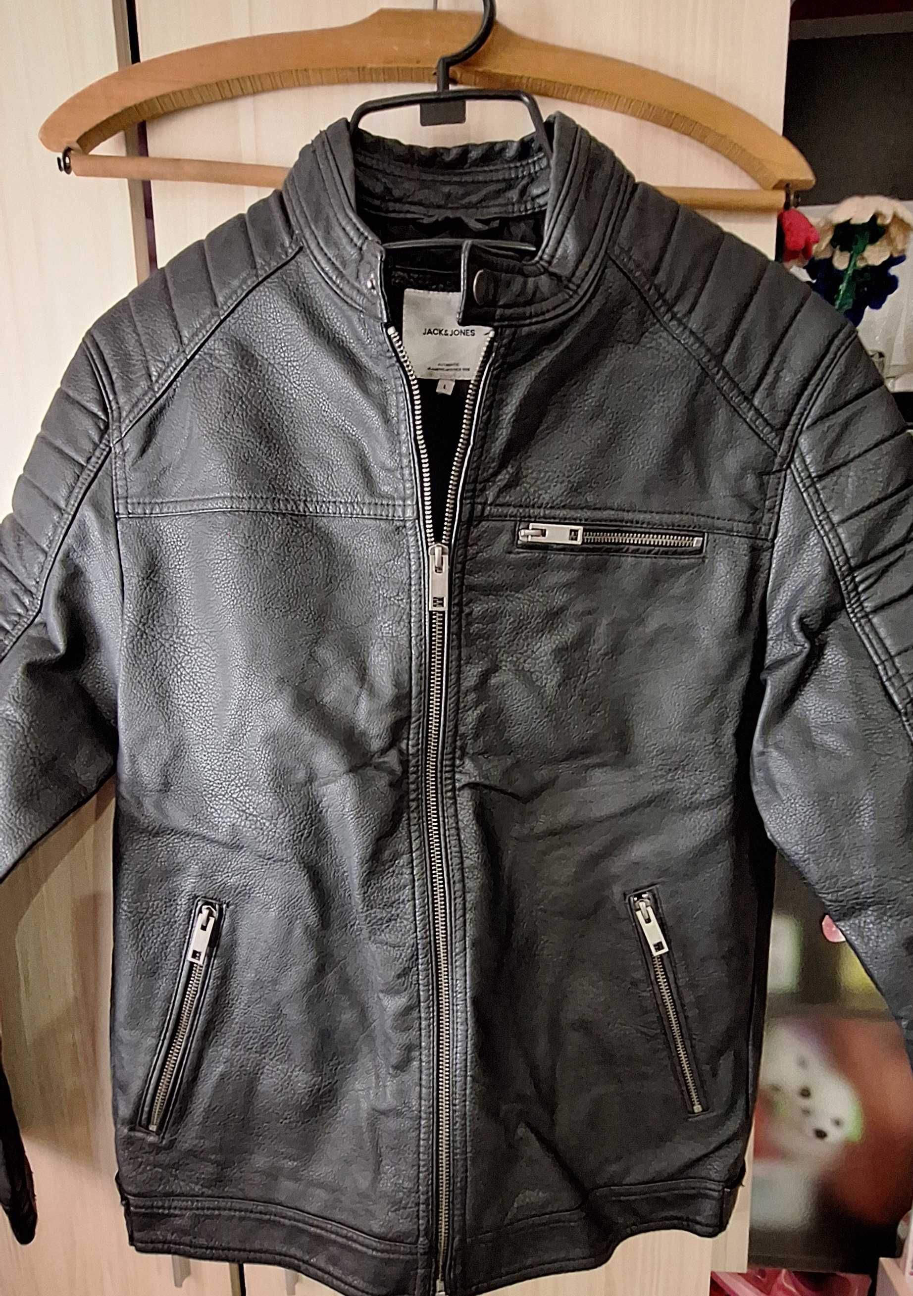 Мъжко кожено яке Jack & Jones
