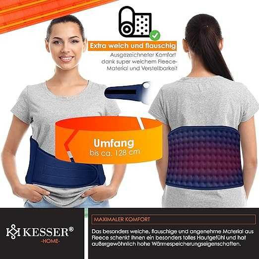 KESSER® Електрическа нагревателна подложка за корем и гръб