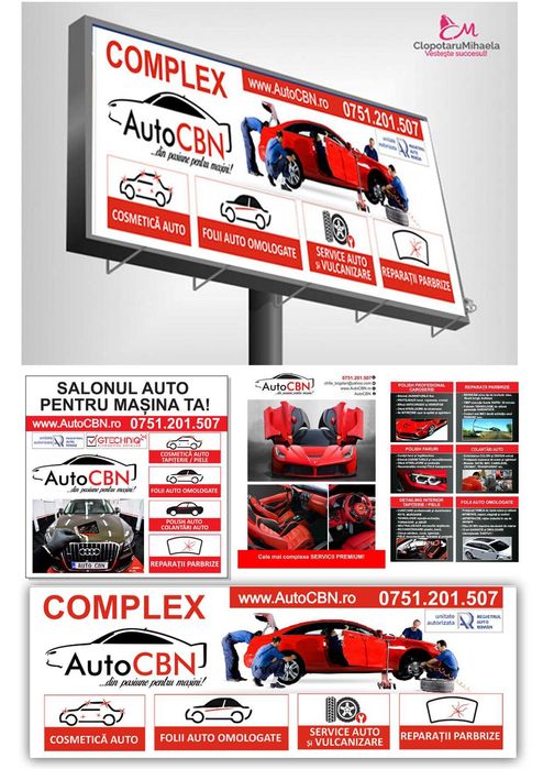 Servicii de design, web și producție publicitară.