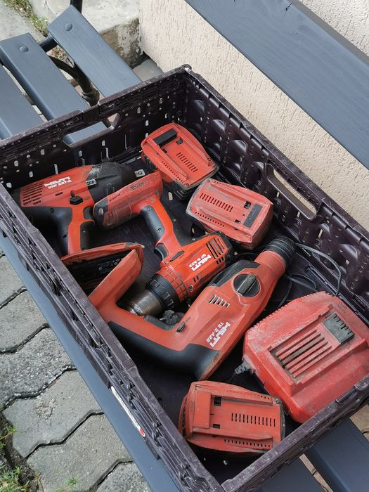 Hilti pachet 7 piese impact rotopercutor filetata doar toate cu proba