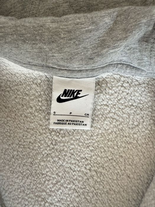 Nike club zipper grey
