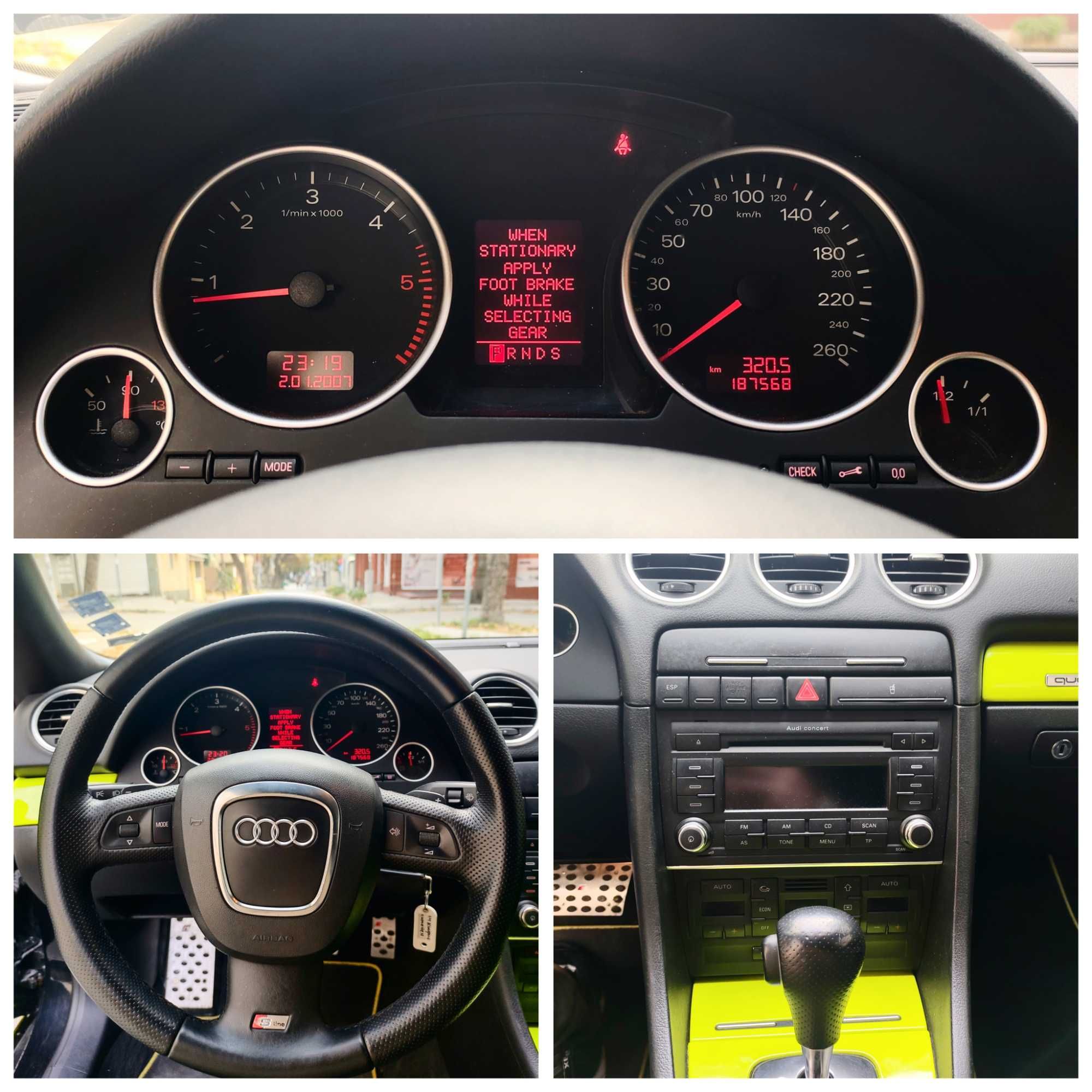 Audi A4 Cabrio 3.0 TDi Quattro* Автомат* Xenon* Кожа* Подгрев* Led
