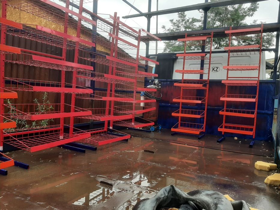 Стилажи металлические лёгкие разборные