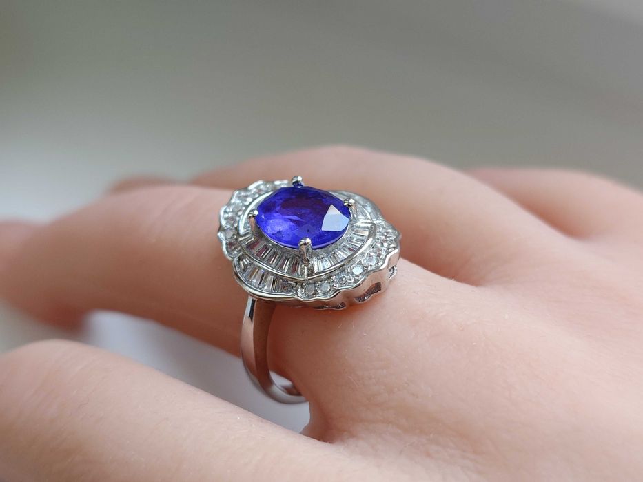Inel din argint rodiat cu cubic zirconiu – nou