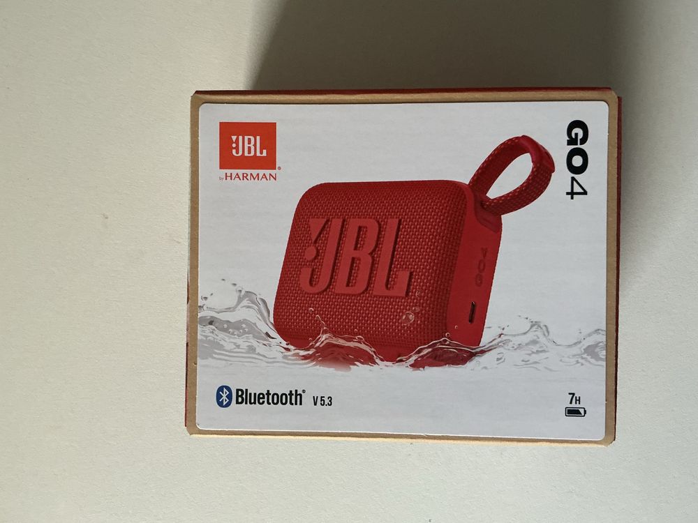 Boxa portabila JBL GO 4 Harman RED IP67 Xtreme Sound