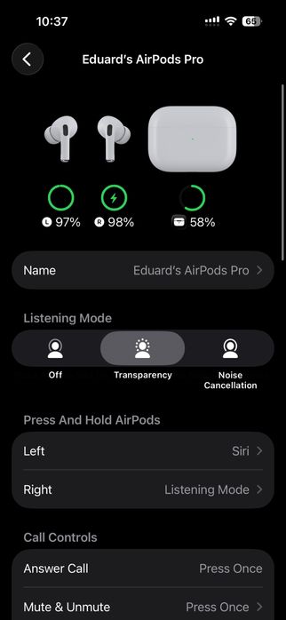 Airpods Pro cu carcasa incarcare Wireless
